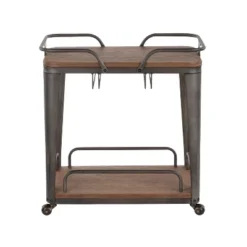 Oregon Industrial Bar Cart Antique - LumiSource -Furniture Series Store GUEST acf73303 1091 448e 84fb 83c83e315fec