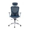 High Back Executive Mesh Office Chair Blue - Techni Mobili