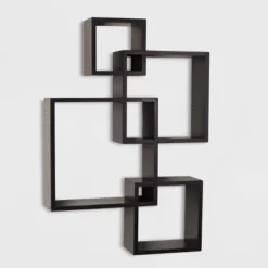 25.5" X 17.75" Intersecting Cube Wall Shelf - Danya B. -Furniture Series Store GUEST aef06d7a 10f1 409f bffe 22b6a066b11d