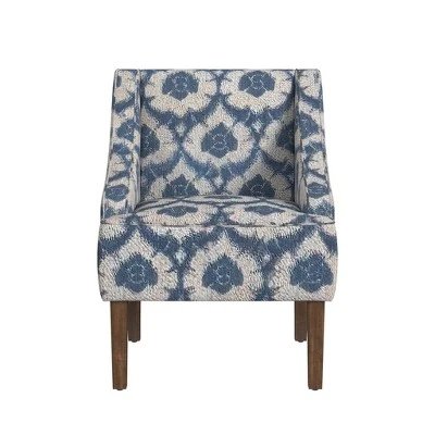 Classic Swoop Arm Chair Ikat Medallion Print - HomePop 11 Classic Swoop Arm Chair Ikat Medallion Print - HomePop - Image 11
