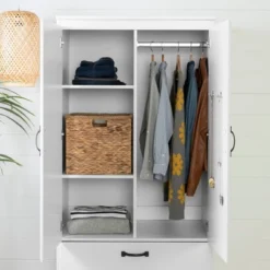 Farnel Wardrobe Armoire Pure White - South Shore -Furniture Series Store GUEST af7319e1 c380 4133 acb2 0d9dad9b7716