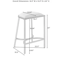 Set Of 2 Ellery Counter Height Barstools - Crosley -Furniture Series Store GUEST afb15ea8 e793 4214 b49c ea7b5a163f6d