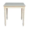 30" Square Solid Table Unfinished - International Concepts