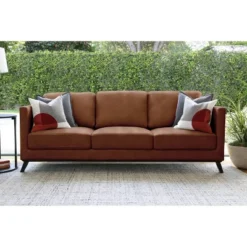 Woodstock Mid-Century Top Grain Leather Sofa - Abbyson Living -Furniture Series Store GUEST b411e575 b732 45d2 88cb 7e5f84cca3de