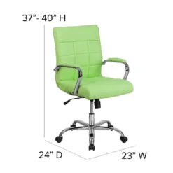 Flash Furniture Mid-Back Vinyl Executive Swivel Office Chair With Chrome Base And Arms 16 Flash Furniture Mid-Back Vinyl Executive Swivel Office Chair With Chrome Base And Arms -Furniture Series Store GUEST b58201e6 19ed 4bcf a0e3 c0e78fdbbdc4