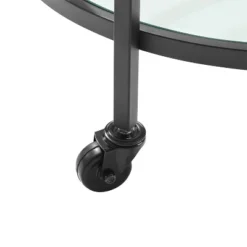 Bailey Round Bar Cart Matte Black - Crosley 15 Bailey Round Bar Cart Matte Black - Crosley -Furniture Series Store GUEST b71bb190 a931 4e04 a132 c8984f00ada6