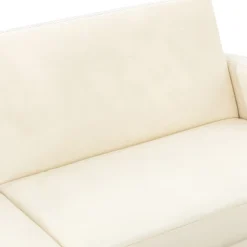 Lanna 76"Wide Vegan Leather Modern Style Convertible Futon Sofa Bed For Living Room Guest Bedroom | ARTFUL LIVING DESIGN -Furniture Series Store GUEST b86f2069 bcdb 493a 8ccd f71bd56cf860