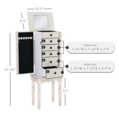 Obrecht Jewelry Armoire Off White - Powell Company 27 Obrecht Jewelry Armoire Off White - Powell Company -Furniture Series Store GUEST b9499fe3 9400 4ae6 b729 14aae2608b8d