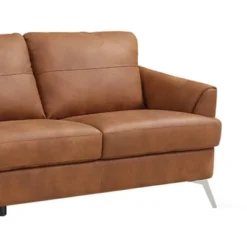 81" Safi Sofa Cappuccino Leather - Acme Furniture -Furniture Series Store GUEST ba2cf691 2364 44bd 8e5b eca15af07af9