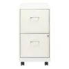Space Solutions 18" Deep 2 Drawer Mobile Letter Width Vertical File Cabinet