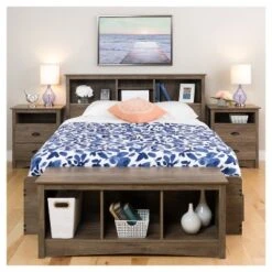 Salt Spring 2 - Drawer Nightstand - Drifted Gray - Prepac -Furniture Series Store GUEST c09a35d5 9948 4b4f 8371 a2d9ad5e3ddd