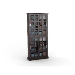 Windowpane Multimedia Storage Cabinet Espresso - Atlantic