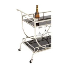 Modern 2 Tier Cart Silver - Olivia & May 10 Modern 2 Tier Cart Silver - Olivia & May -Furniture Series Store GUEST c50bc8ed 3306 433e aec5 0589ffd9e2c0