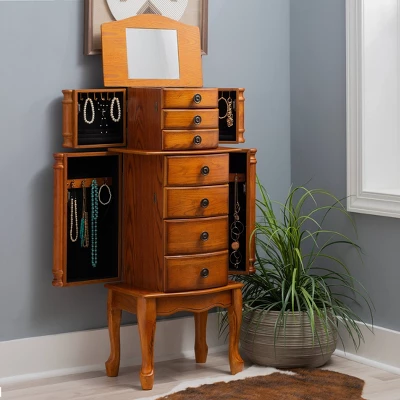 Marie Jewelry Armoire Oak - Powell Company 10 Marie Jewelry Armoire Oak - Powell Company - Image 10