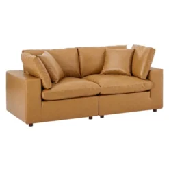 Commix Down Filled Overstuffed Vegan Leather Loveseat - Modway -Furniture Series Store GUEST c5c8263b 2c8e 4cc3 b9fc b02d0d093588