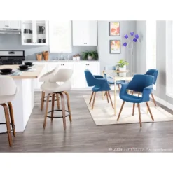 Set Of 2 Fabrico Mid Century Modern Counter Height Barstool - LumiSource 20 Set Of 2 Fabrico Mid Century Modern Counter Height Barstool - LumiSource -Furniture Series Store GUEST c70ef5e7 376e 409a 8293 6d928cd63107