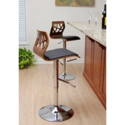 Set Of 2 Folia Adjustable Barstools Brown/Black - LumiSource 10 Set Of 2 Folia Adjustable Barstools Brown/Black - LumiSource -Furniture Series Store GUEST c78f0812 4cb8 4109 929d caeaadcdf2b1