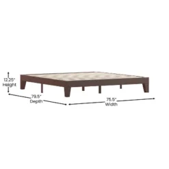 Amalia Solid Wooden Platform Bed With Wooden Support Slats - Taylor & Logan -Furniture Series Store GUEST c8208321 7a6f 4b3a ae07 e61ab607eb7a