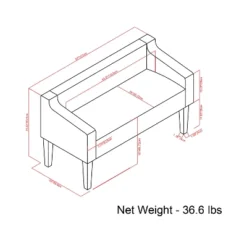 Layla Upholstered Bench - Wyndenhall -Furniture Series Store GUEST c8b4e7f0 6392 4fb9 971f a7bf03346705