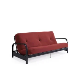 Full Axton Metal Arm Futon Frame With Mattress - Room & Joy -Furniture Series Store GUEST c9c358d3 270a 4fcf a0fc c00b955e7253