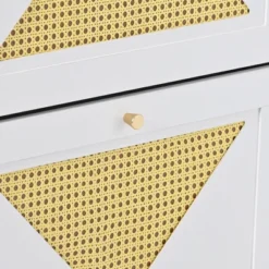 23.6" Rattan Modern Shoe Cabinet With 2 Flap Drawers - ModernLuxe 19 23.6" Rattan Modern Shoe Cabinet With 2 Flap Drawers - ModernLuxe -Furniture Series Store GUEST cad85b09 7dca 4b1f b147 6ac656190757