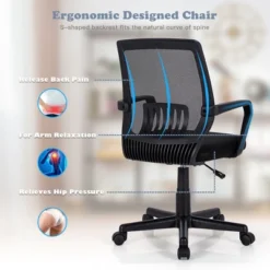 Costway Height Adjustable Mid-Back Mesh Chair Executive Chair W/ Lumbar Support 13 Costway Height Adjustable Mid-Back Mesh Chair Executive Chair W/ Lumbar Support -Furniture Series Store GUEST cada2f84 1bbb 4adc 9c03 df6e68790c72