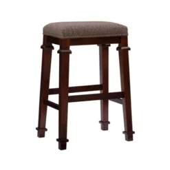 Kennedy Backless Barstool Wood - Linon -Furniture Series Store GUEST caee282a 1f9d 4689 8600 3a2357e60ce0
