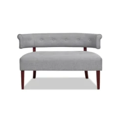 Jennifer Taylor Home Jared Roll Arm Tufted Bench Settee -Furniture Series Store GUEST cb78775a 73be 43fa 86f2 4fc49c7f4d03