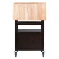 Bellini Kitchen Cart Coffee/Natural - Winsome -Furniture Series Store GUEST cc4eabd2 301a 4b2c a2a5 8d9de2b29894
