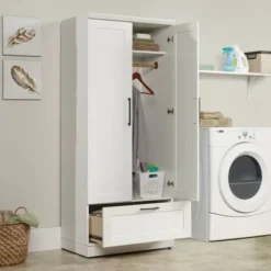 Homeplus Wardrobe Soft White - Sauder -Furniture Series Store GUEST cd6a288f ab38 4a9d 9f0d b0653459f3d9