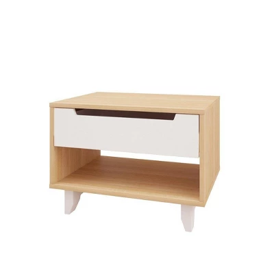 Open Shelf 1 Drawer Nightstand - Nexera 4 Open Shelf 1 Drawer Nightstand - Nexera - Image 4