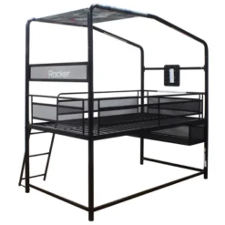Twin Contra Customizable Mid-Sleeper Gaming Bed With TV Mount For TVs Up To 32" Black - X Rocker 15 Twin Contra Customizable Mid-Sleeper Gaming Bed With TV Mount For TVs Up To 32" Black - X Rocker -Furniture Series Store GUEST cf91502c 7f18 4b93 89c9 996e5d4aaec0