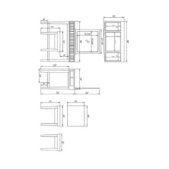 Garbo Vanity Set Cream - Linon -Furniture Series Store GUEST d008cd3b 673b 4492 a80b 412f2c0c879d