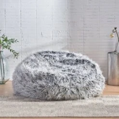 Lachlan Furry Bean Bag - Christopher Knight Home -Furniture Series Store GUEST d0418f4e da93 4395 920c 85fe39363151