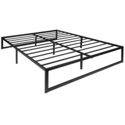 Flash Furniture 14 Inch Metal Platform Bed Frame - No Box Spring Needed With Steel Slat Support And Quick Lock Functionality -Furniture Series Store GUEST d07c9b1c c18b 42da 955b abc819823769