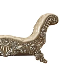 75" Vatican PU Bench Light Gold/Champagne Silver Finish - Acme Furniture -Furniture Series Store GUEST d2107d1c 8085 4e4a 9404 821ae31b0f3a