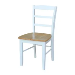 3pc Dining Table With 2 Ladderback Chairs White/Natural – International Concepts 8 3pc Dining Table With 2 Ladderback Chairs White/Natural – International Concepts -Furniture Series Store GUEST d2b40af6 6480 4102 96c0 934d0cbf0d05