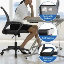 Yaheetech Adjustable Ergonomic Computer Chair Office Chair -Furniture Series Store GUEST d43aa7ea 23ff 48ab bee7 99a1eef70d2a