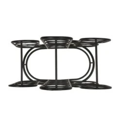 Ferrat Modern Industrial 13 Bottle Tabletop Cactus Wine Rack Black - Christopher Knight Home -Furniture Series Store GUEST d468f08a 381b 4138 bd5d 49318391c3f1