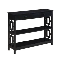 Town Square 1 Drawer Console Table With Shelves - Breighton Home -Furniture Series Store GUEST d6874d4f 86df 4677 9319 da73aa1537ac