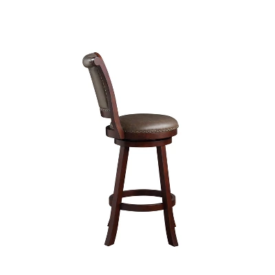 Bridgeport Swivel Barstool Brown - H2O Furnishings 1 Bridgeport Swivel Barstool Brown - H2O Furnishings