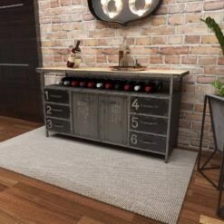 Industrial Wood Buffet Gray - Olivia & May -Furniture Series Store GUEST d87abcea beea 4dc4 b0cb 3f489da7798c