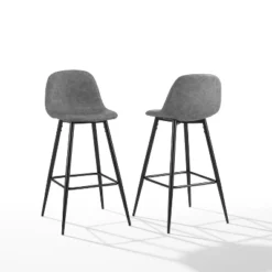 Set Of 2 Weston Barstools - Crosley -Furniture Series Store GUEST d8ddc4a5 6e2e 453d a317 f2f58f152680