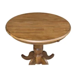 Morgan 30" Round Top Pedestal Table - International Concepts -Furniture Series Store GUEST d9d3a546 1663 4e66 8f14 81f2ebc1d823