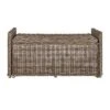 Happimess Naples 47.50" Wicker Trunk Storage Bench, Gray