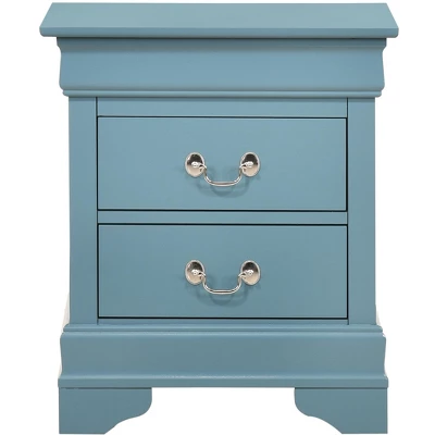 Passion Furniture Louis Philippe 2-Drawer Nightstand (24 In. H X 21 In. W X 16 In. D) 5 Passion Furniture Louis Philippe 2-Drawer Nightstand (24 In. H X 21 In. W X 16 In. D) - Image 5