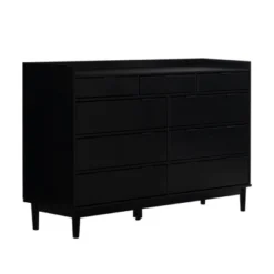 Mid-Century Modern Solid Wood 9 Drawer Horizontal Dresser - Saracina Home -Furniture Series Store GUEST ddb1864a 3a6e 4bd0 9f63 d79d733a83e3