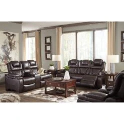 Warnerton Power Recliner Sofa With Adjustable Headrest Chocolate - Signature Design By Ashley -Furniture Series Store GUEST ddba580e 19bf 4170 b55a ce7fd7d17ae2