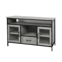 2 Doors And 1 Drawer Wood And Metal Cabinet Brown - StyleCraft -Furniture Series Store GUEST de4a45d9 8715 4497 a839 63a7457da86b