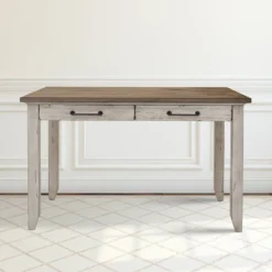 Bear Creek Sofa Table Ivory/Light Brown - Steve Silver Co.